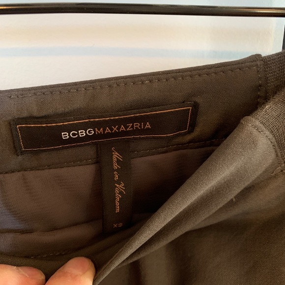 5 for $50 BCBGMAXAZRIA grey mini skirt size xs - Picture 2 of 3